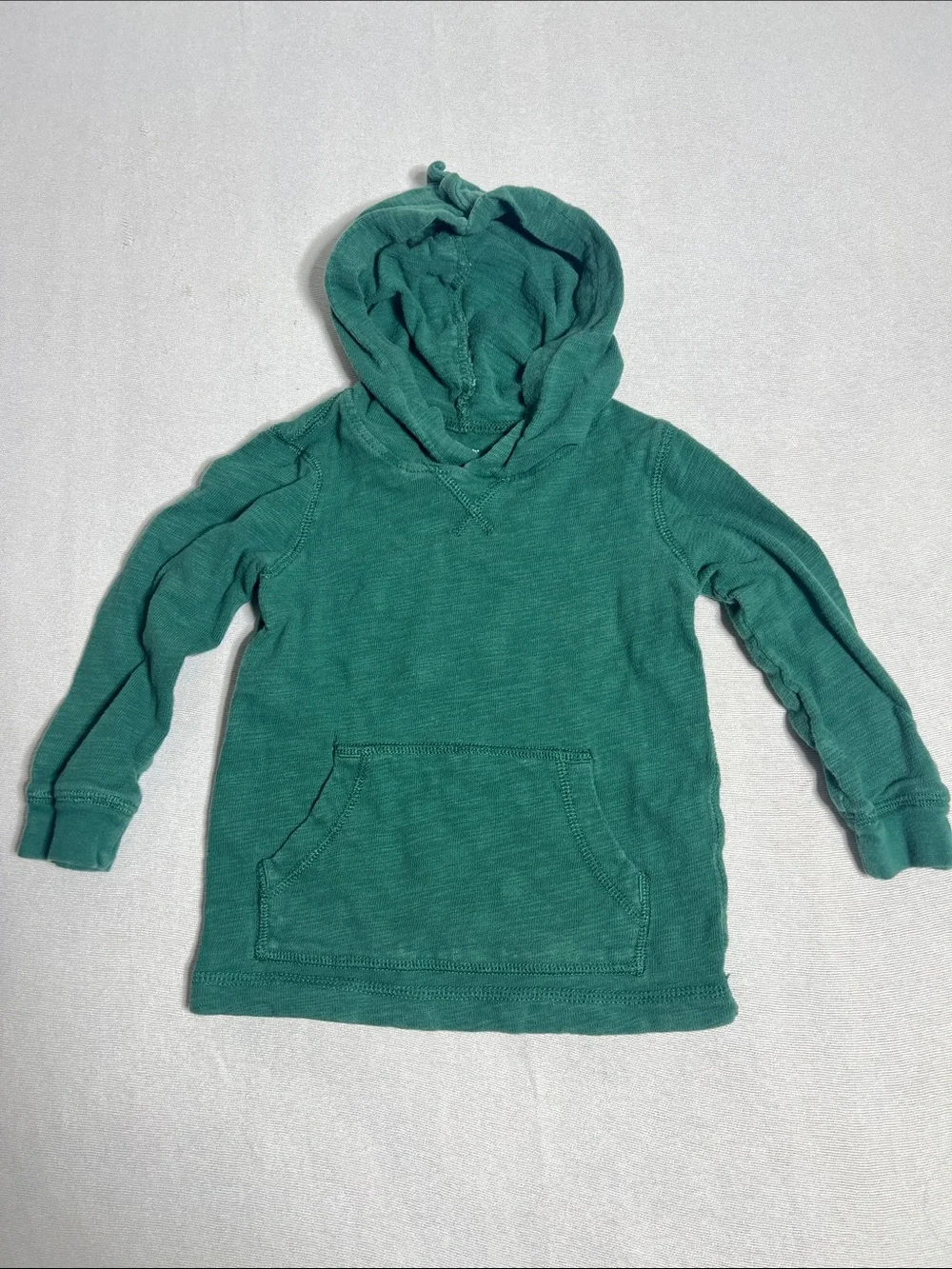 Carter's Green Hooded Pullover Sweatshirt for Kids w/ dinosaur hood